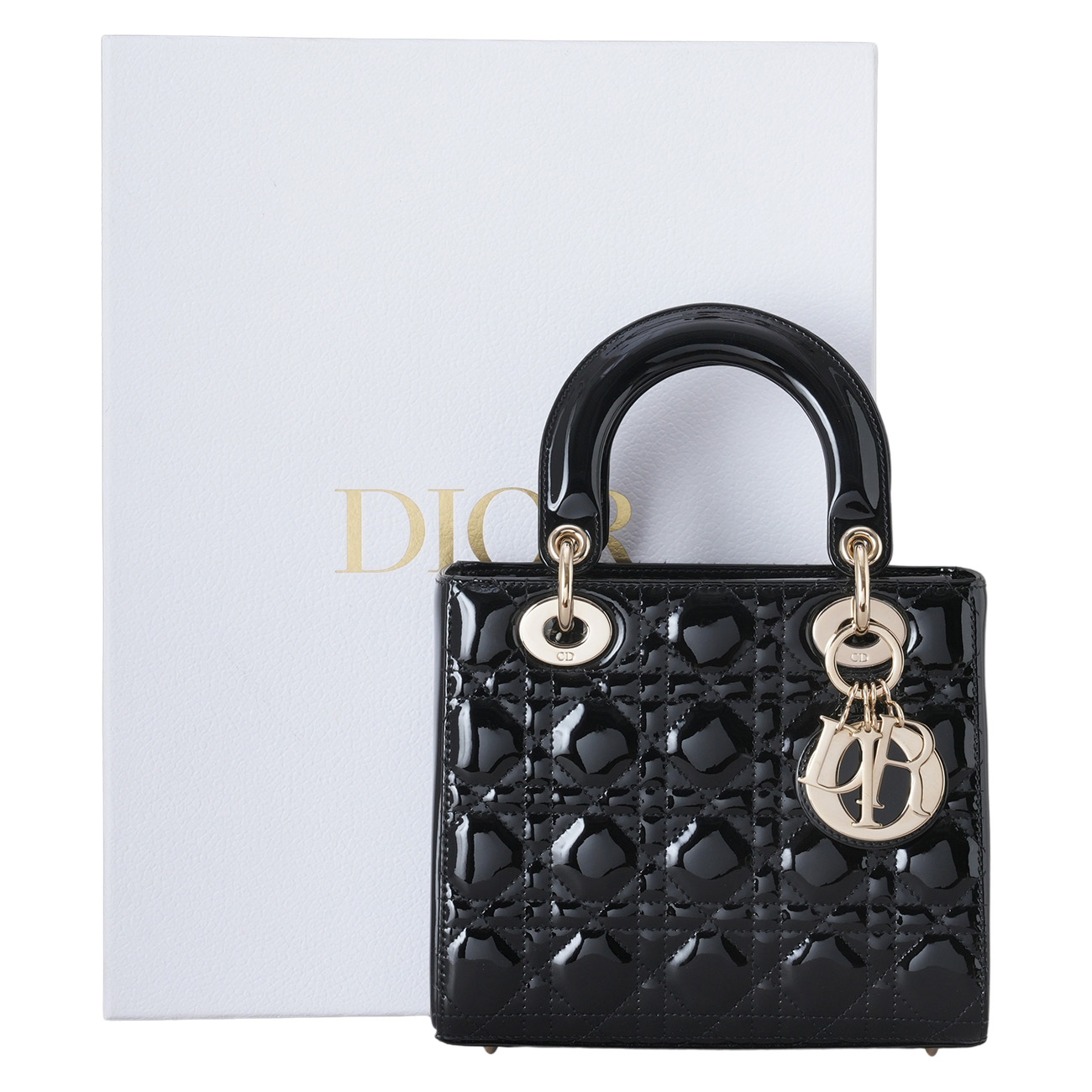 CHRISTIAN DIOR(USED)크리스찬 디올 페이던트 레이디백 스몰